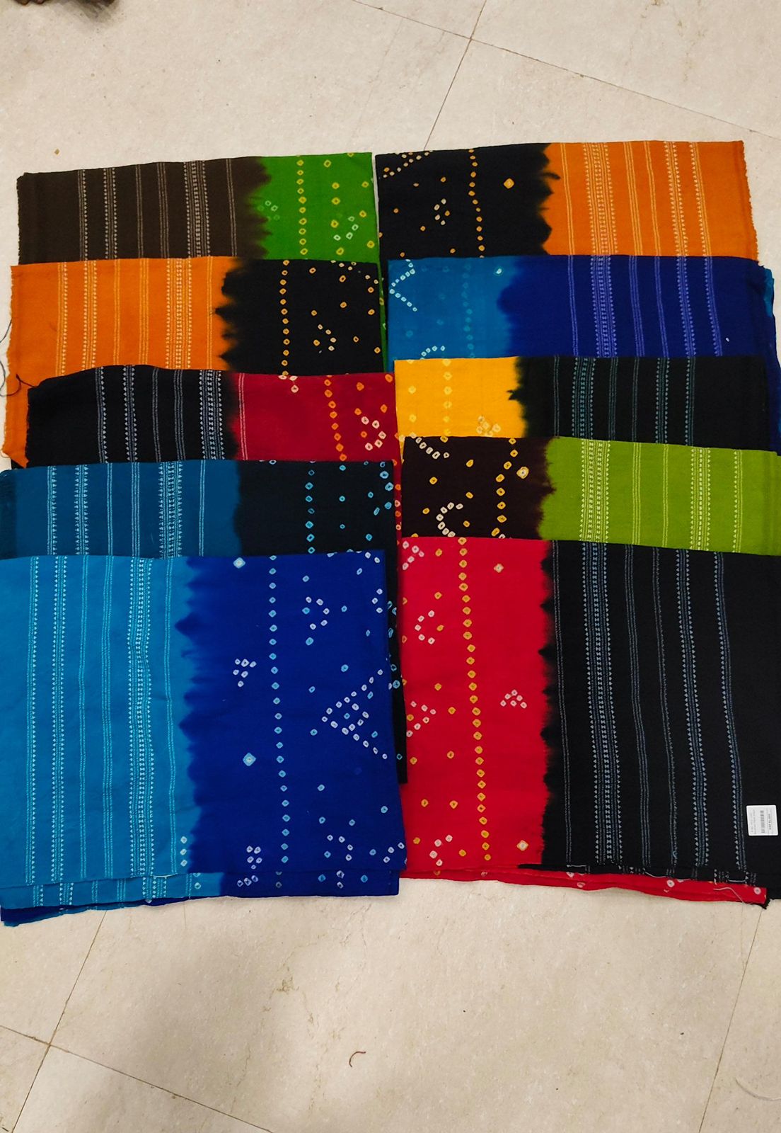 Bandhej Shawl Woolen