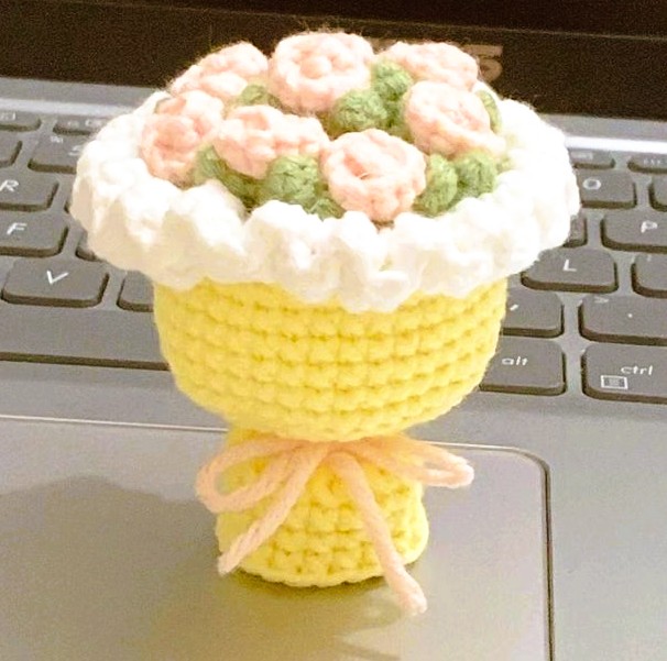 Key Ring - hand-crocheted - Image 6